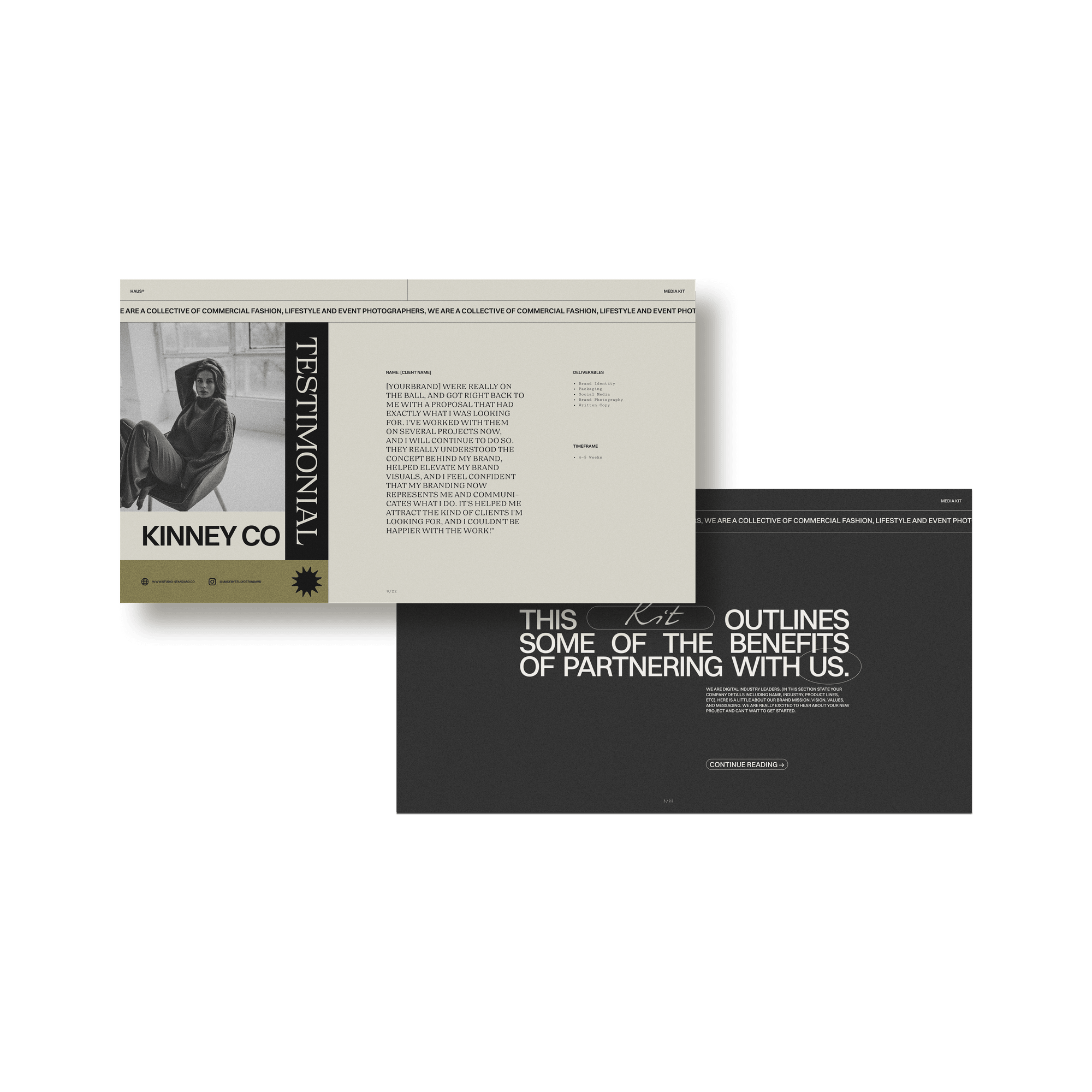 Haus Media Kit - Studio Standard
