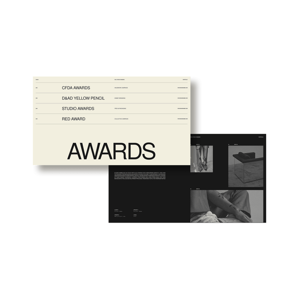 Haus Portfolio - Studio Standard