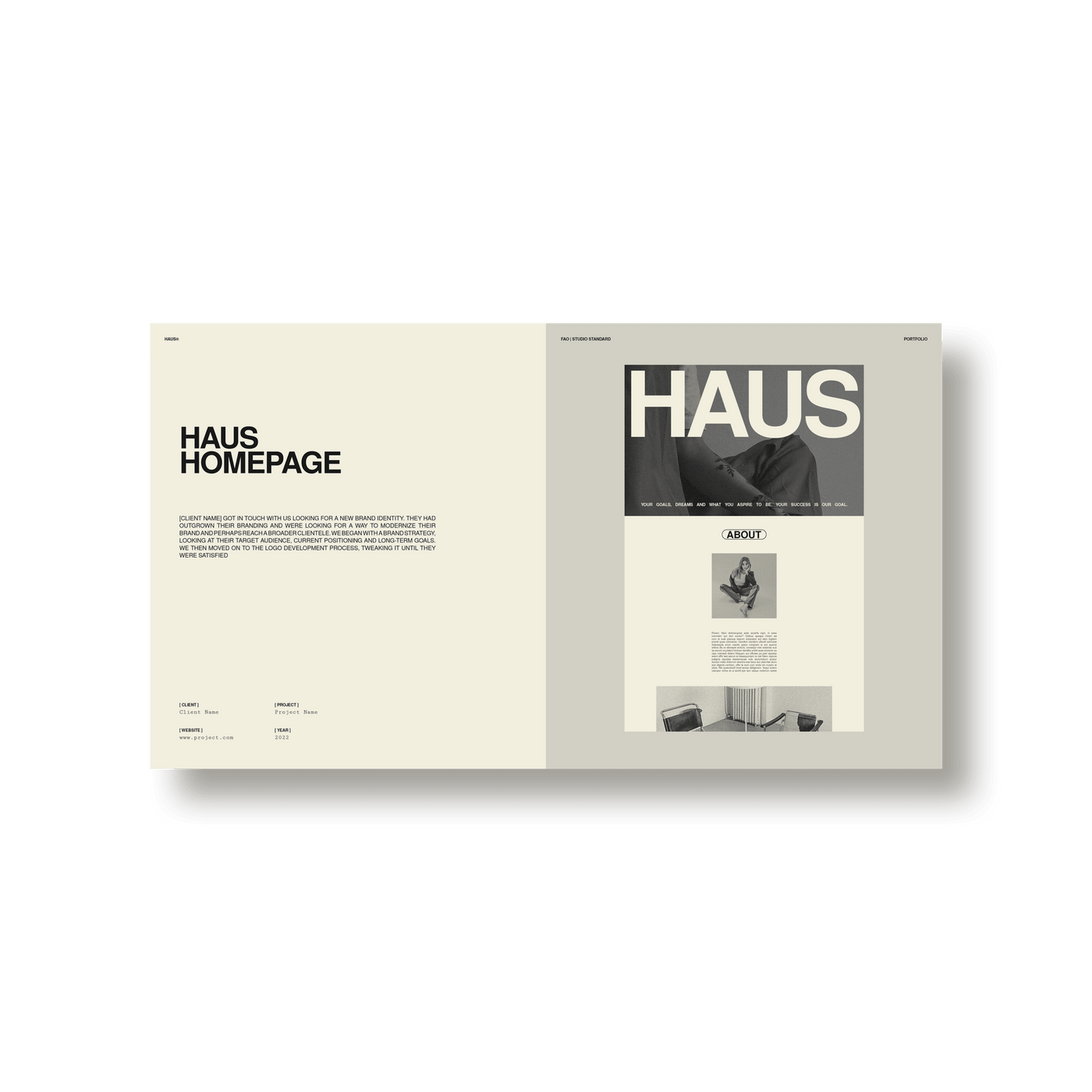 Haus Portfolio - Studio Standard