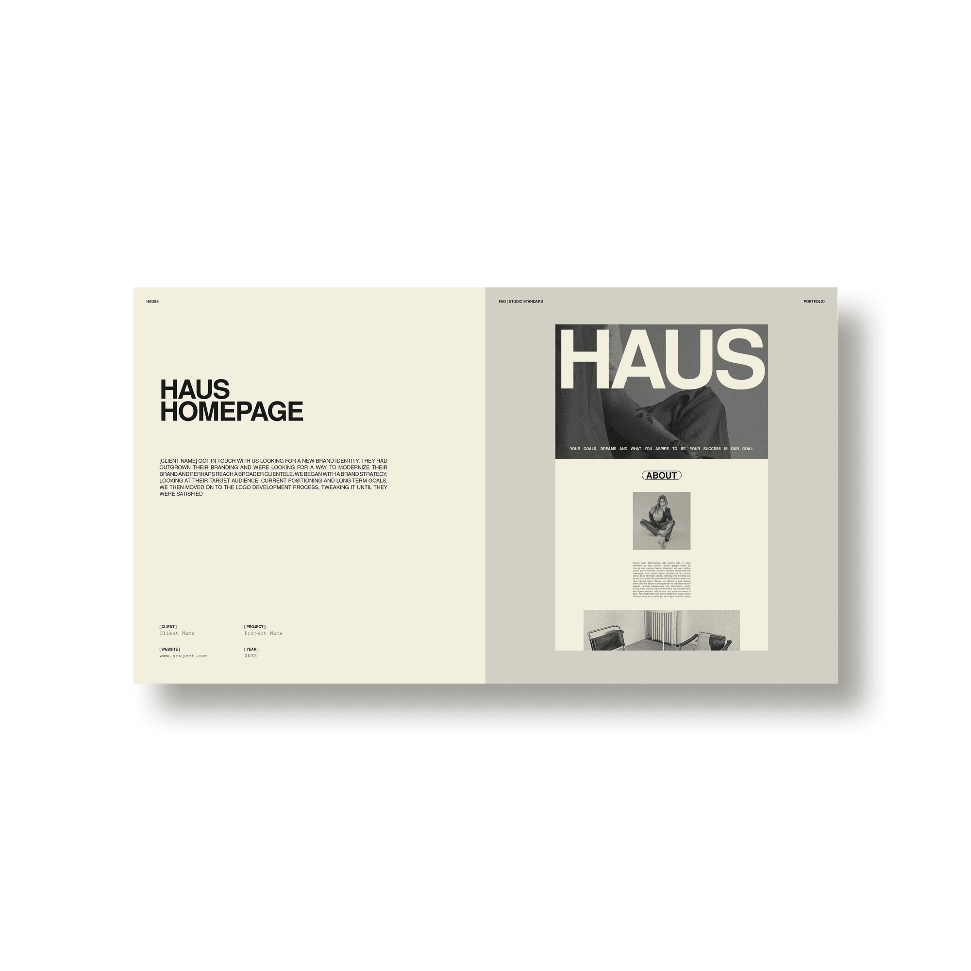 Haus Portfolio - Studio Standard
