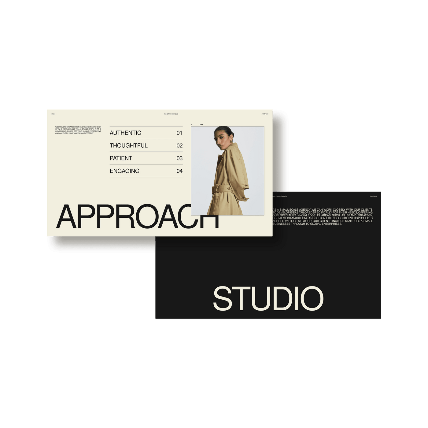 Haus Portfolio - Studio Standard