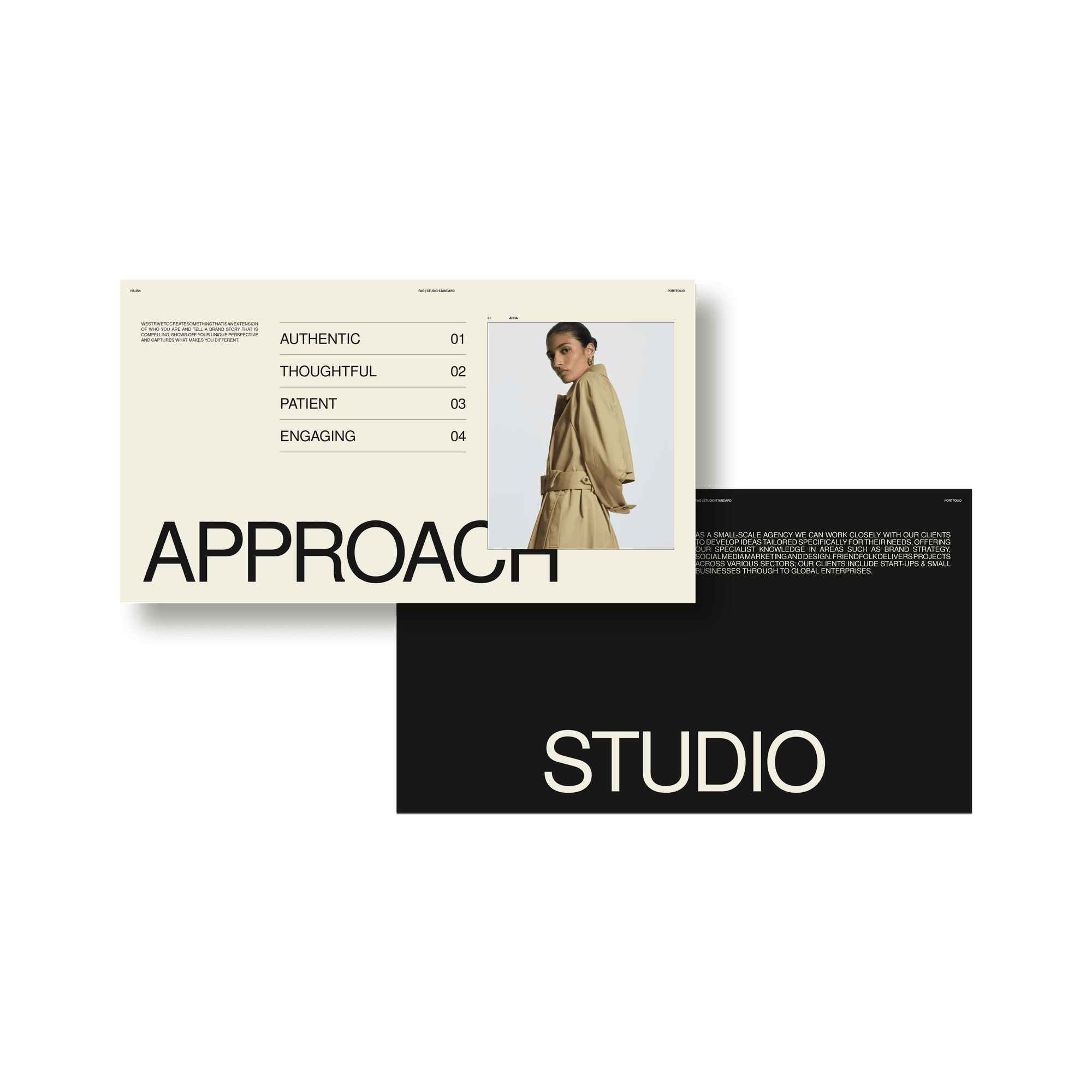 Haus Portfolio - Studio Standard
