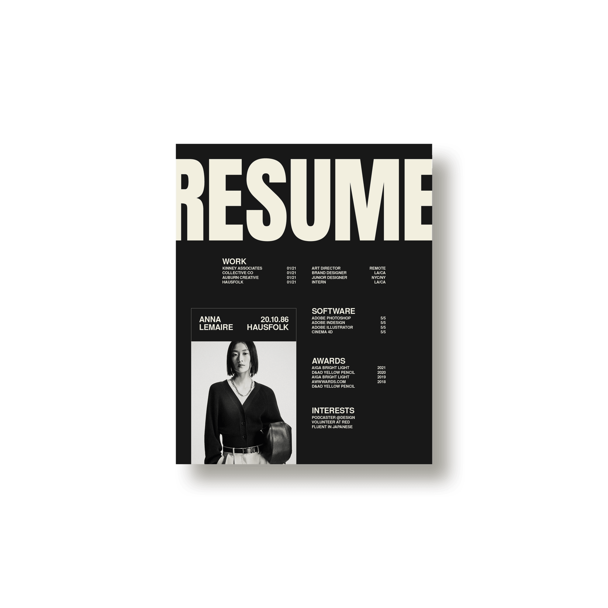 Haus Resume Kit - Studio Standard