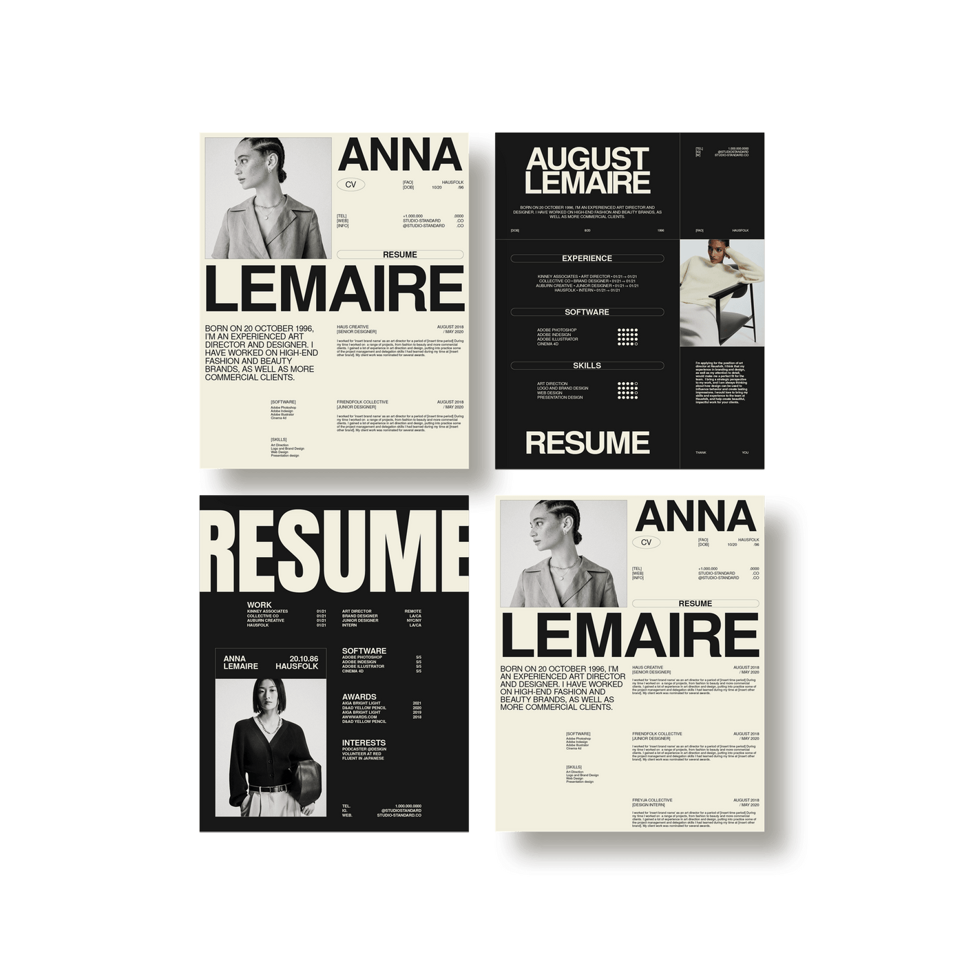 Haus Resume Kit - Studio Standard