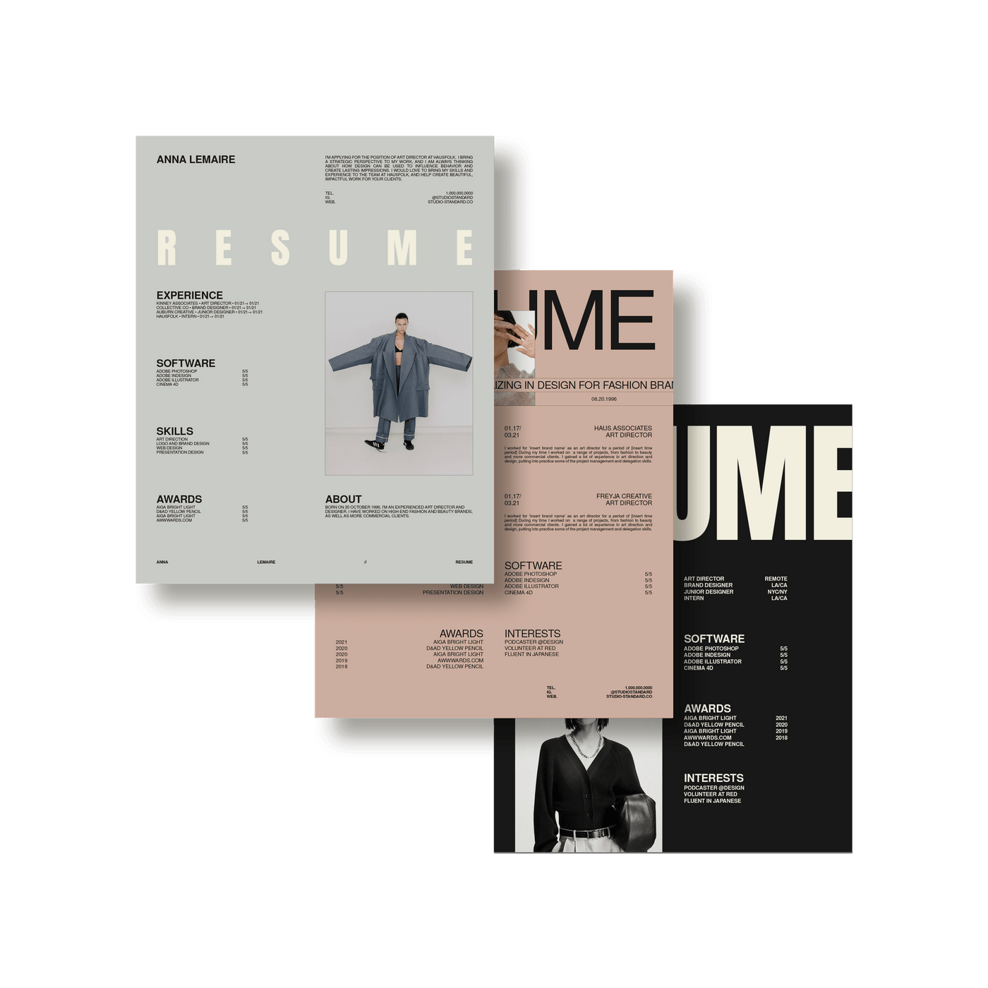Haus Resume Kit - Studio Standard