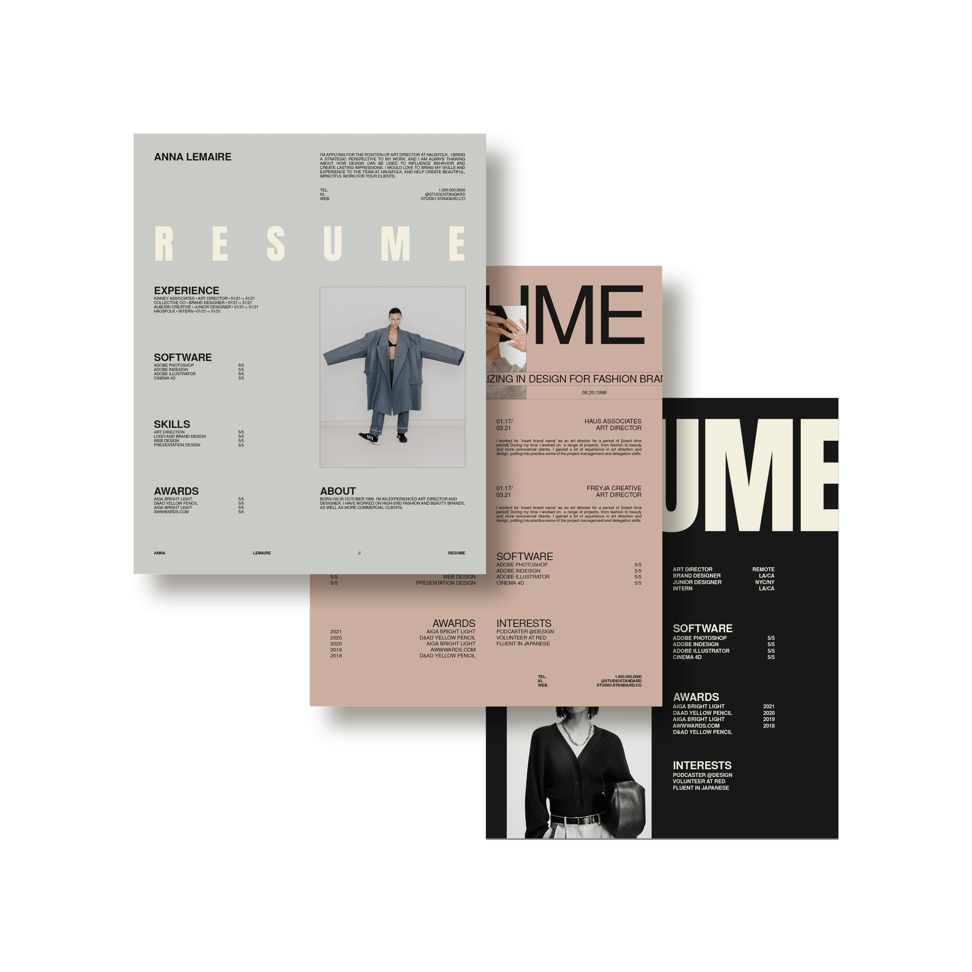 Haus Resume Kit - Studio Standard