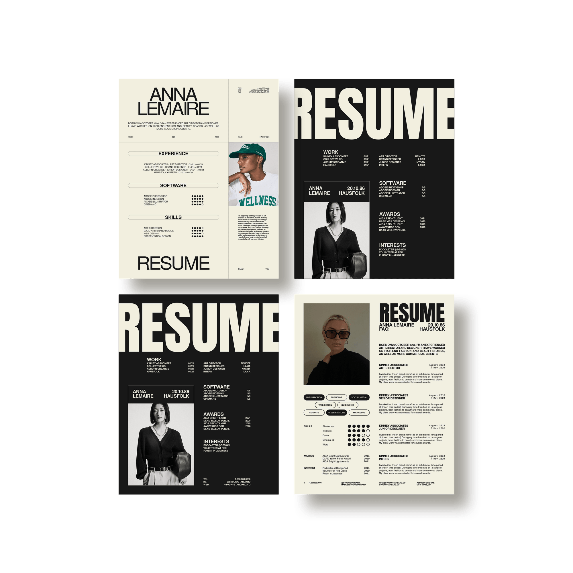 Haus Resume Kit - Studio Standard