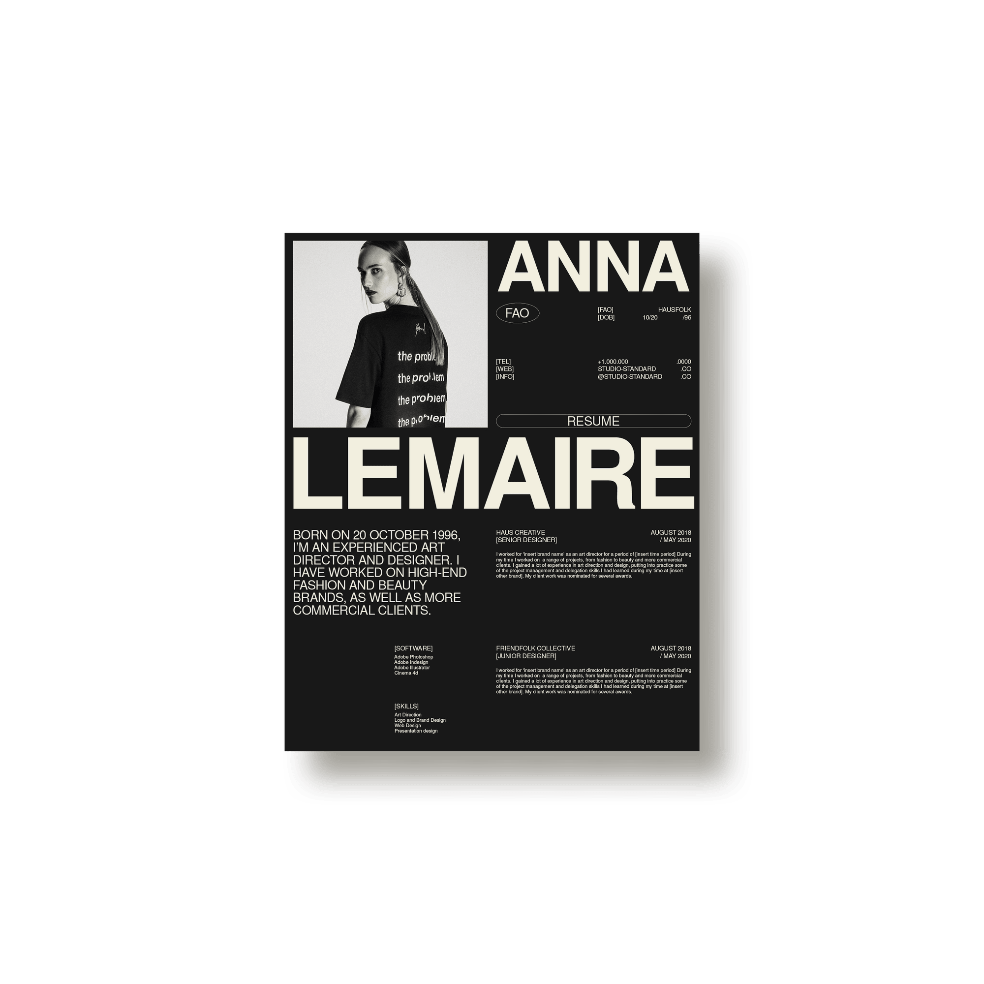 Haus Resume Kit - Studio Standard