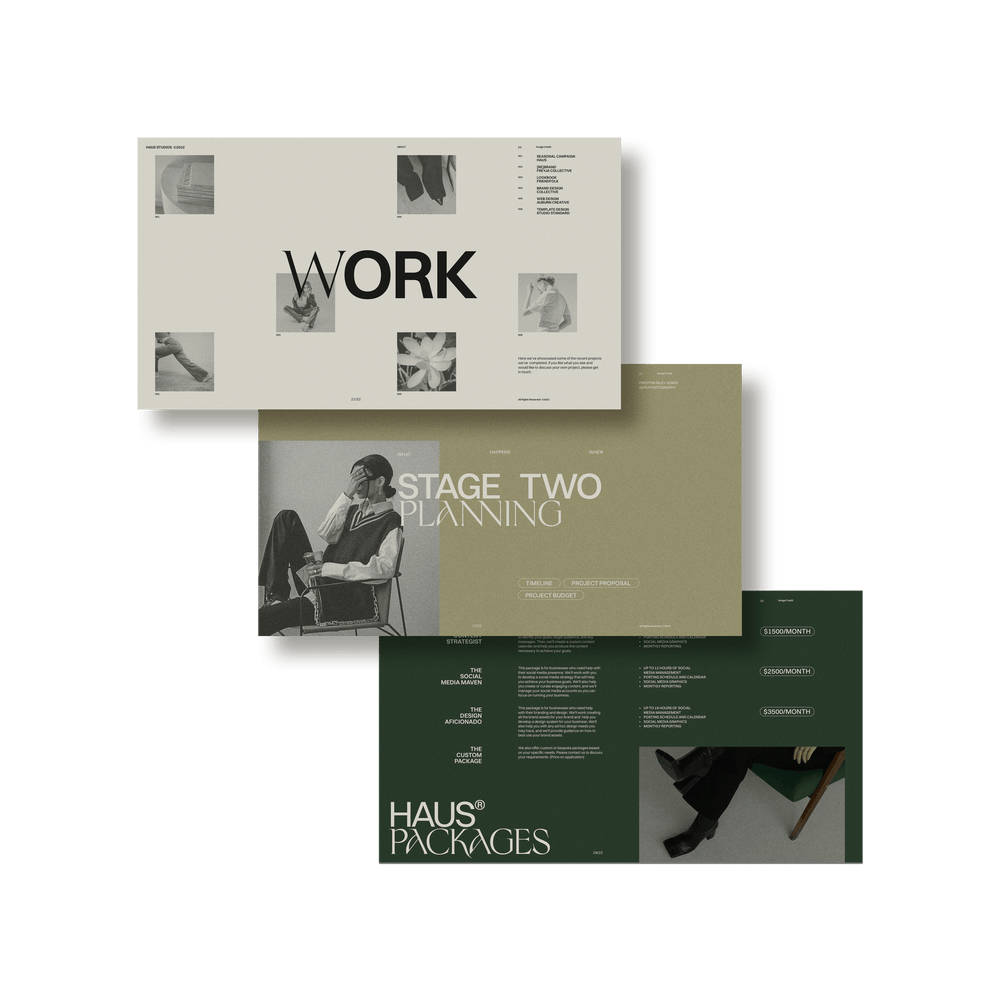 Haus Services Guide - Studio Standard