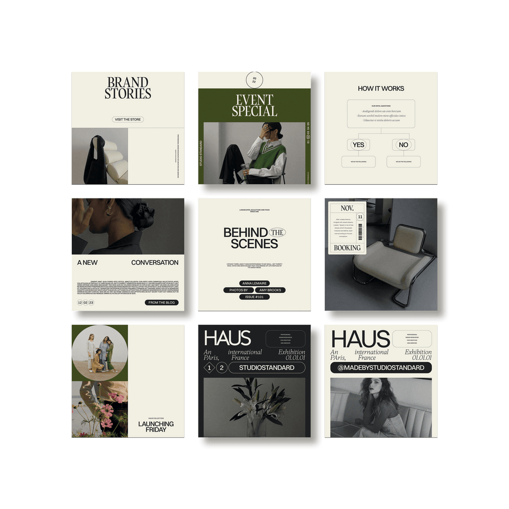 Haus Social Media Kit - Studio Standard