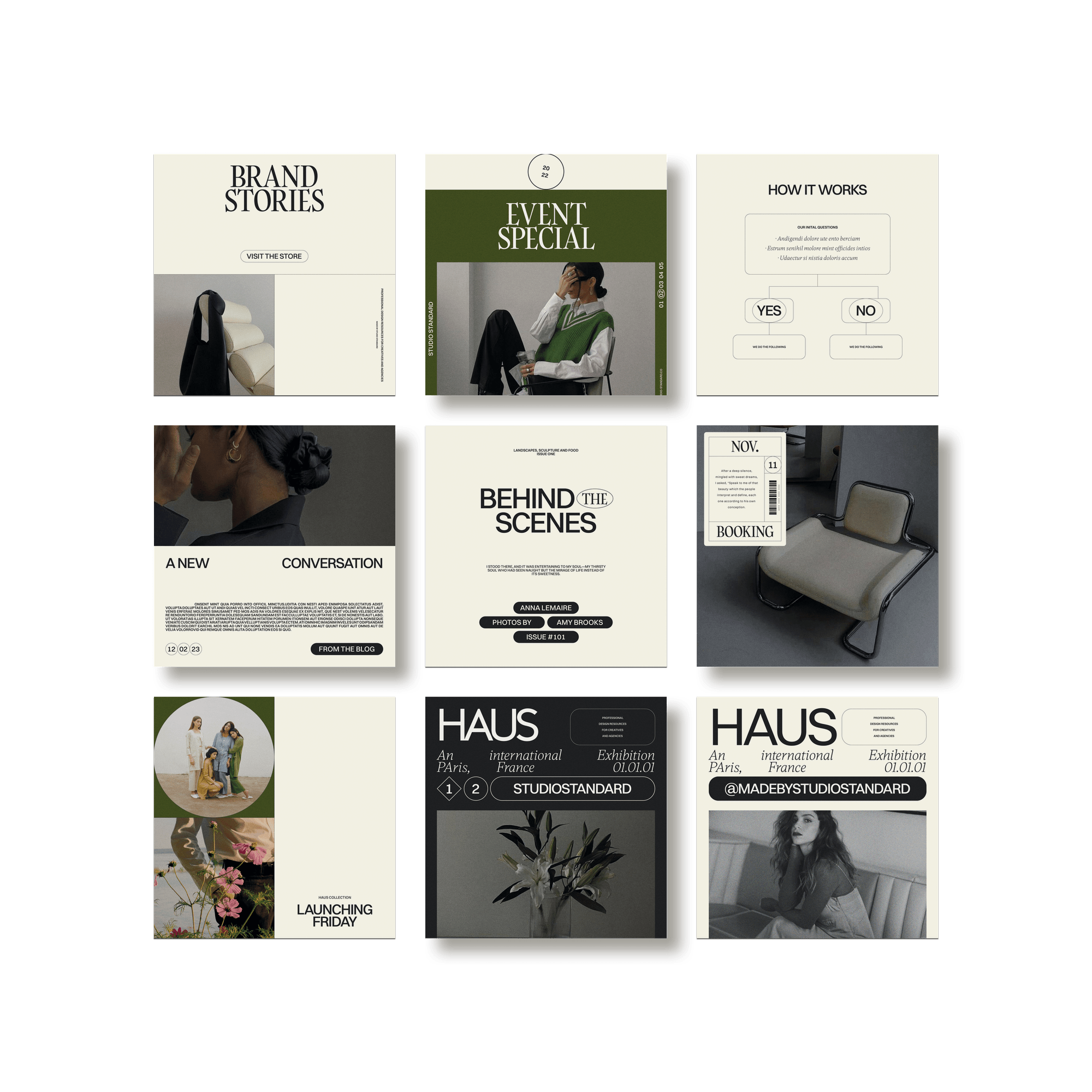Haus Social Media Kit - Studio Standard