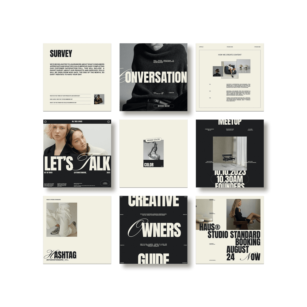 Haus Social Media Kit II - Studio Standard
