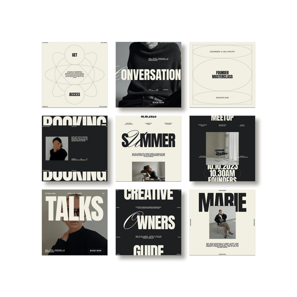 Haus Social Media Kit II - Studio Standard