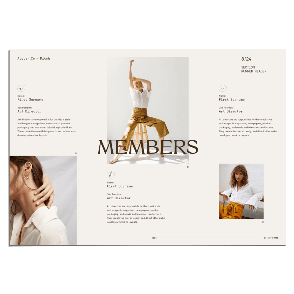 Intentional Pitch Deck - Studio Standard