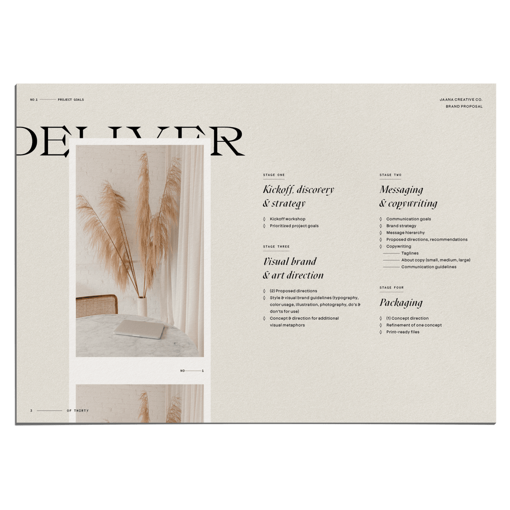 Intentional Proposal + Mood Sheets - Studio Standard