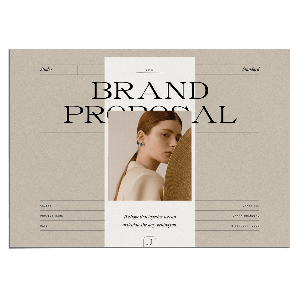 Intentional Proposal + Mood Sheets - Studio Standard