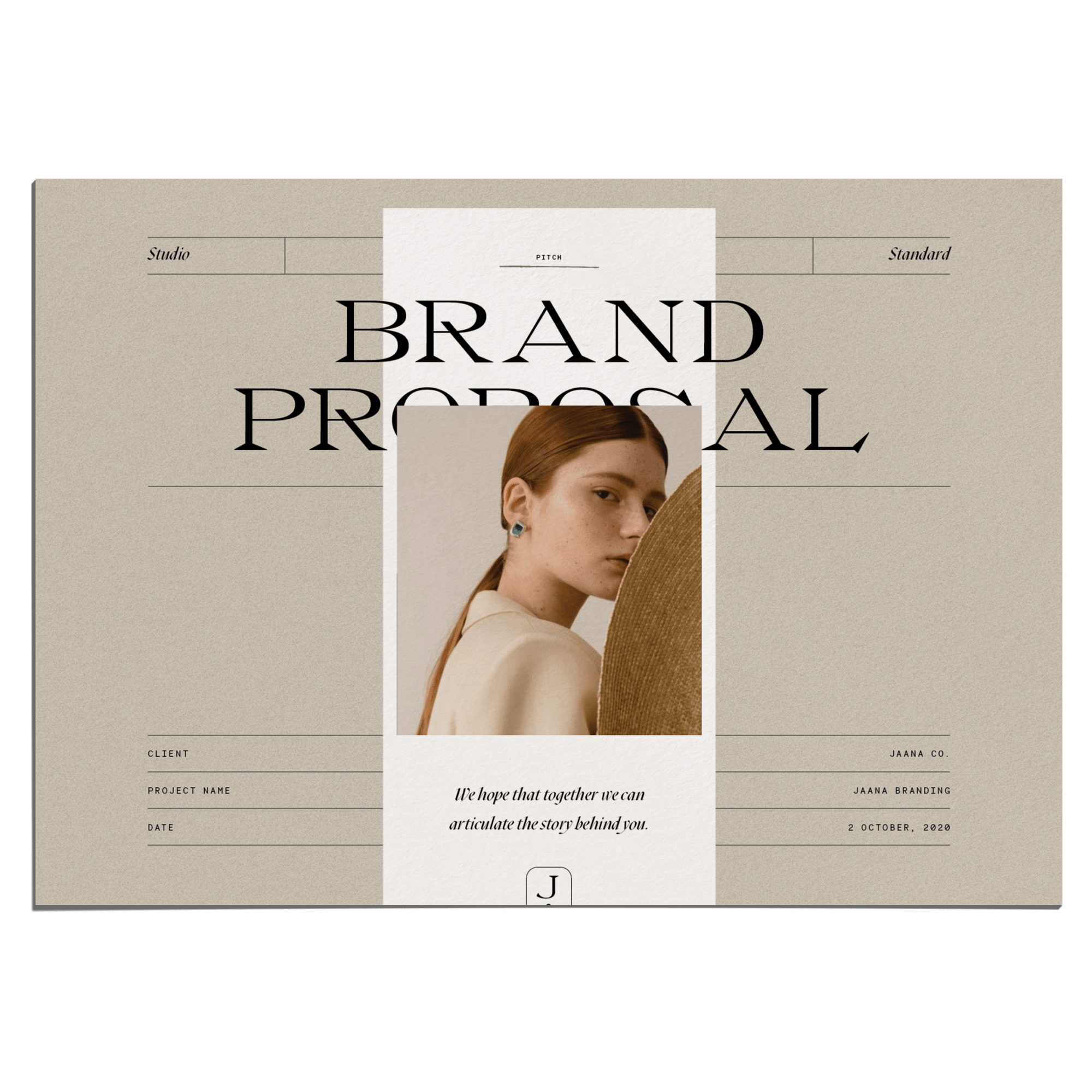 Intentional Proposal + Mood Sheets - Studio Standard