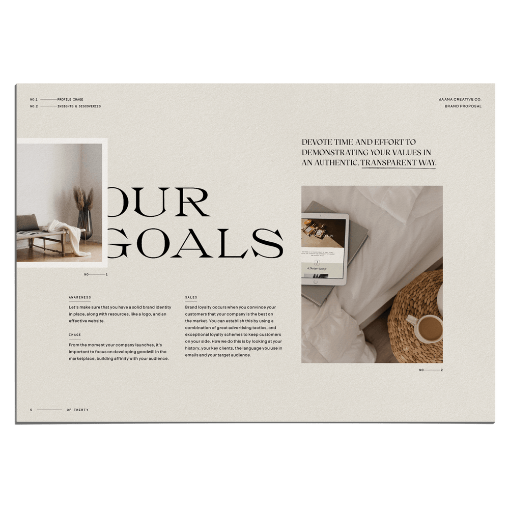 Intentional Proposal + Mood Sheets - Studio Standard