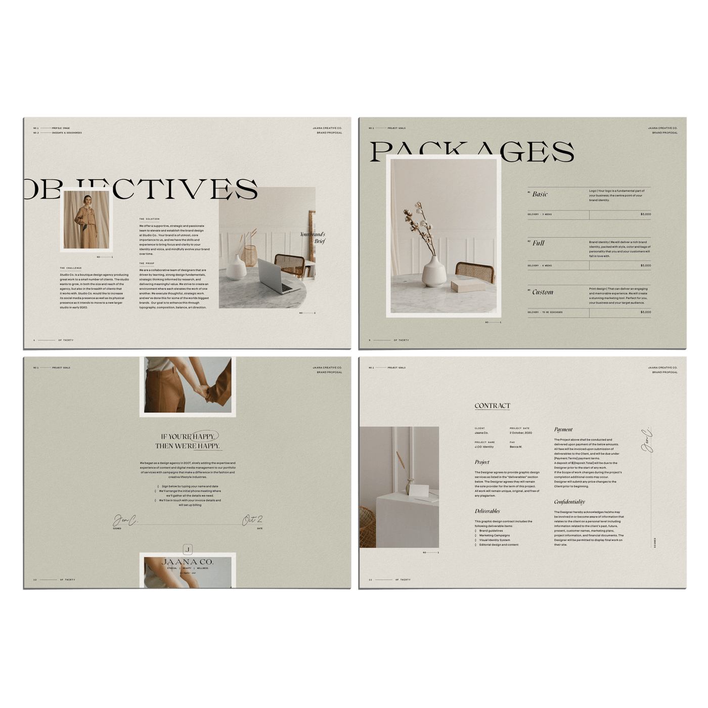 Intentional Proposal + Mood Sheets - Studio Standard