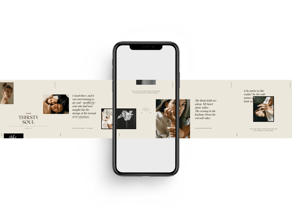 Social Framework Indesign Social Carousel Kit Template, InDesign & Photoshop — Intentional ...