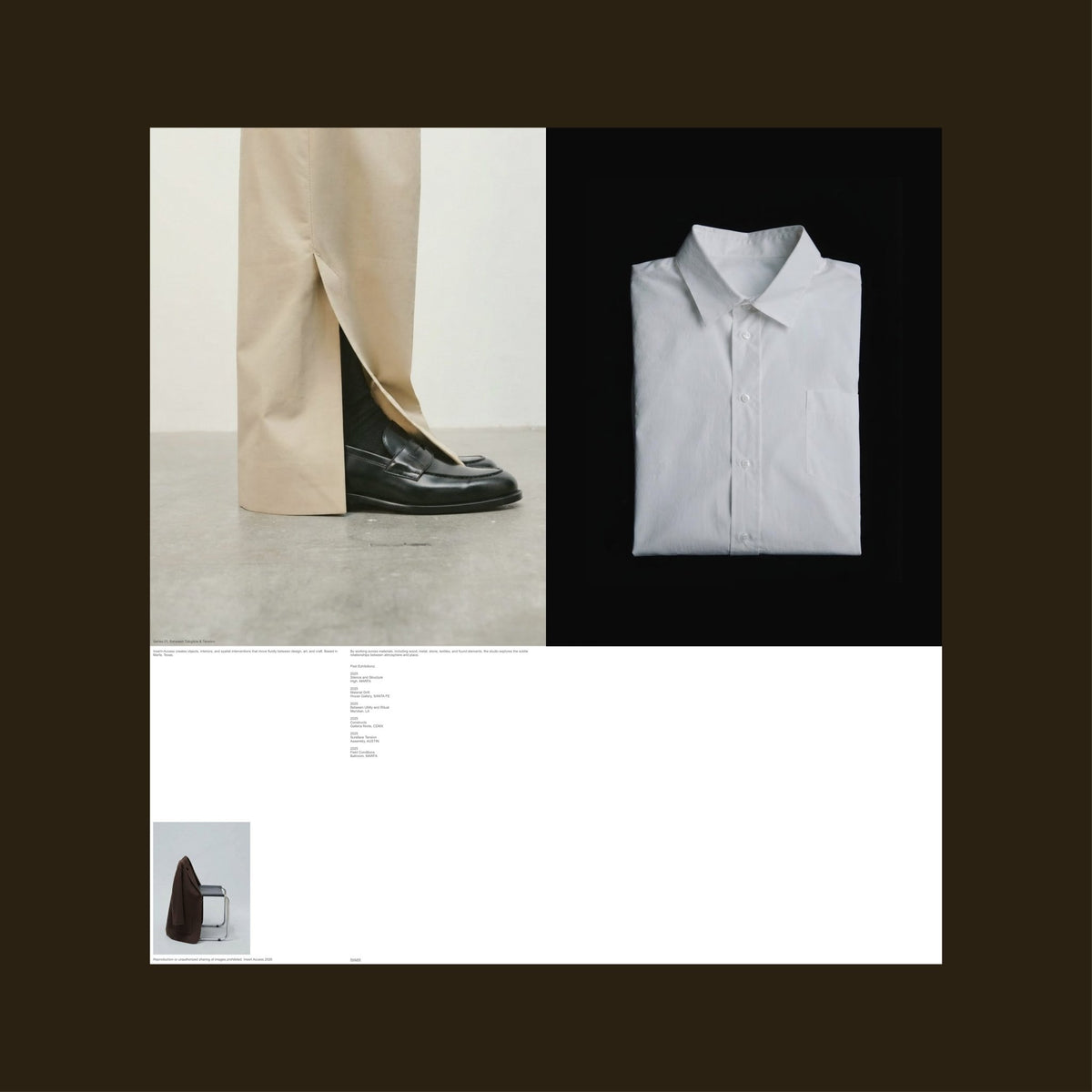 Lisa Fessl: Insert Access Framer Portfolio - Studio Standard