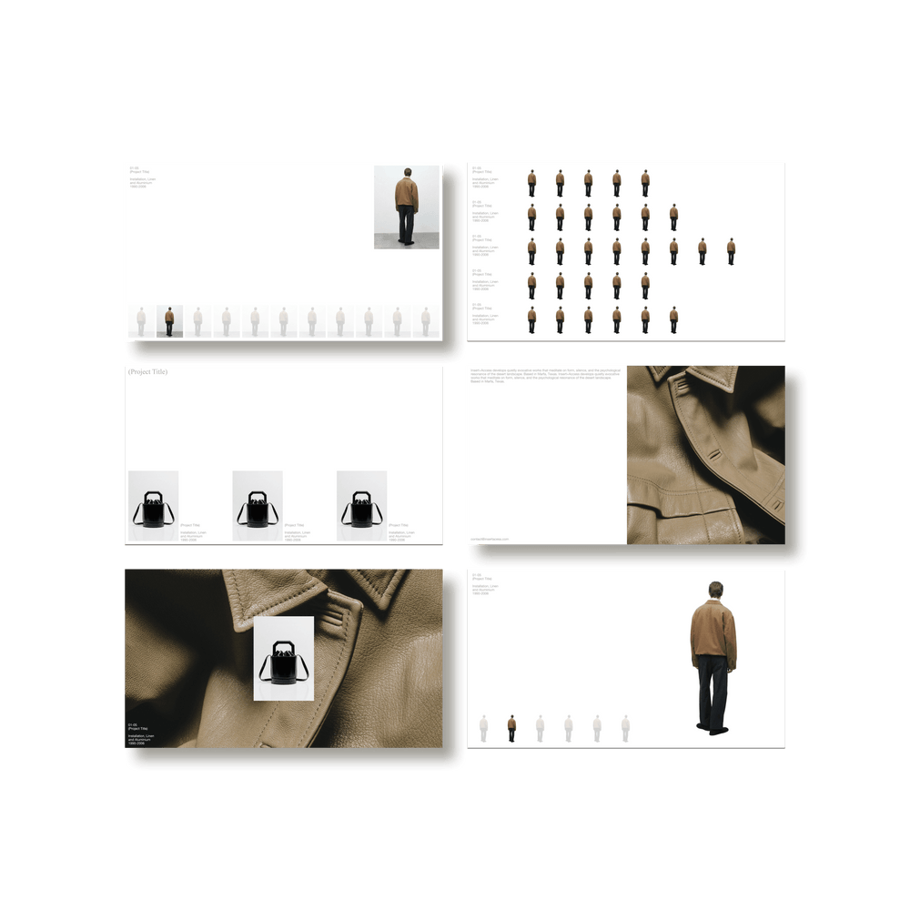 Lisa Fessl: Insert Access Portfolio Catalog - Studio Standard
