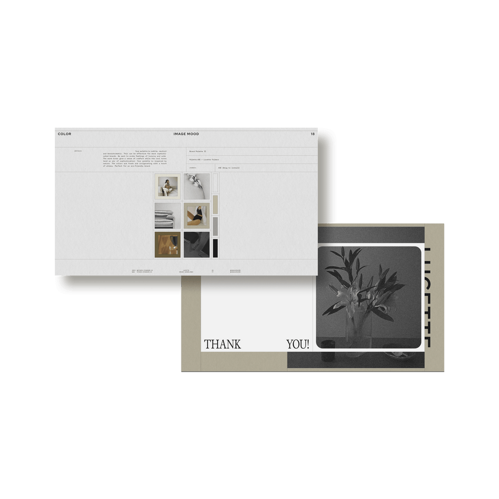 Lucette Brand Guidelines - Studio Standard