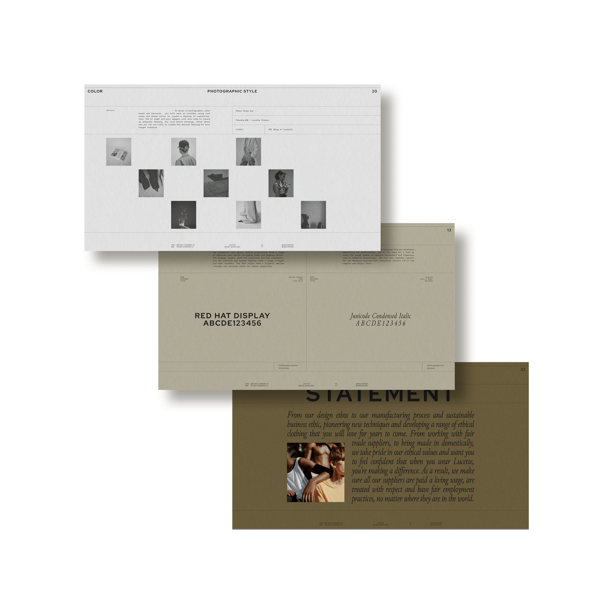 Lucette Brand Guidelines - Studio Standard