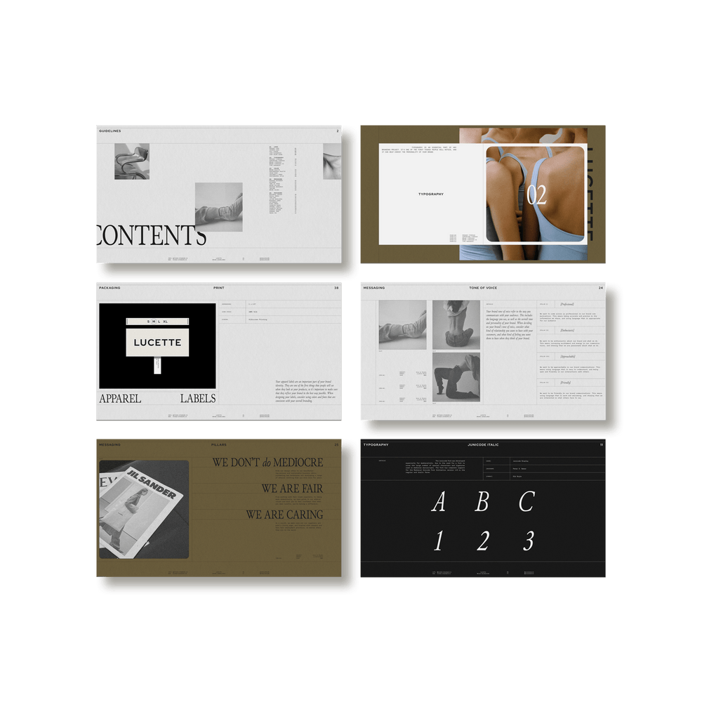 Lucette Brand Guidelines - Studio Standard