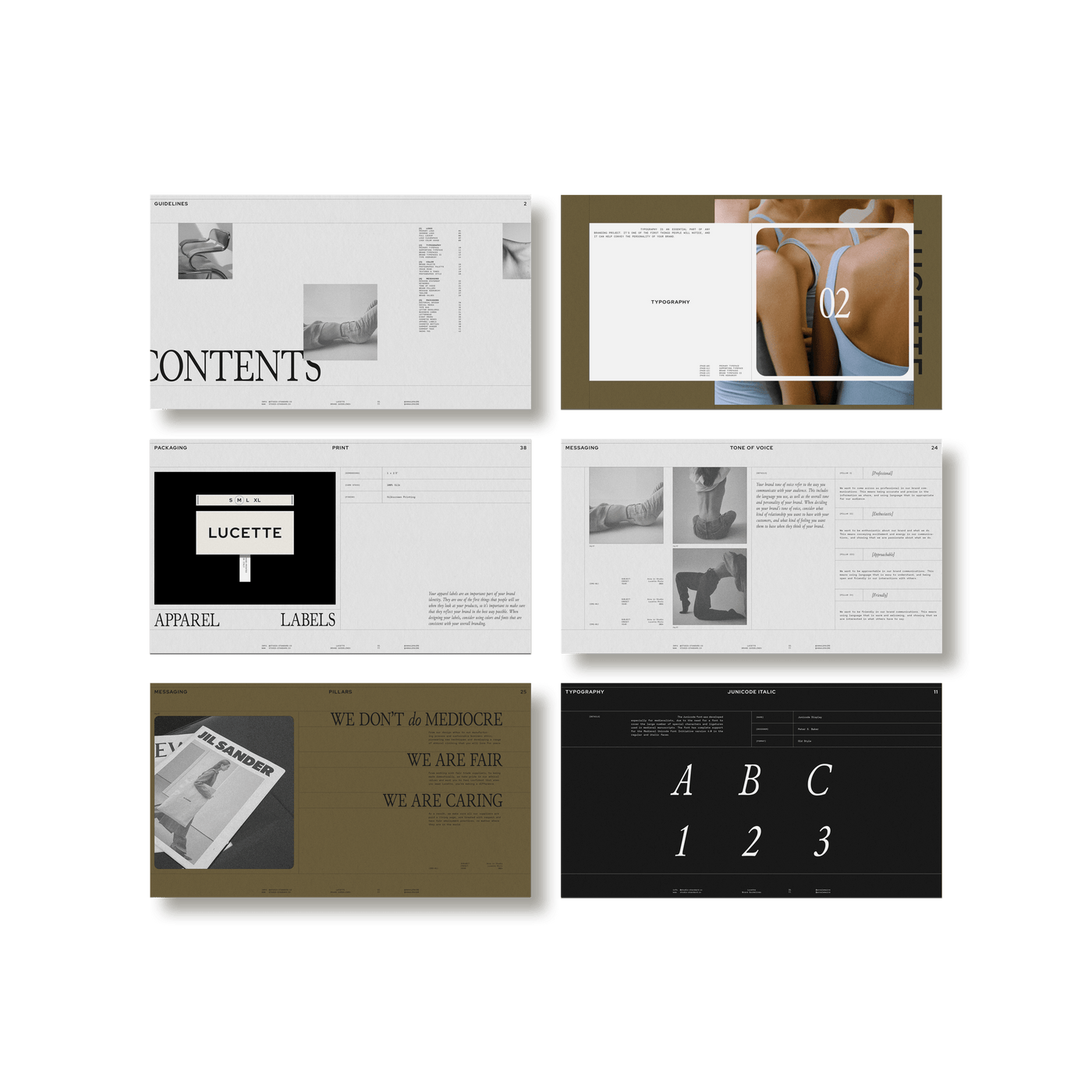 Lucette Brand Guidelines - Studio Standard