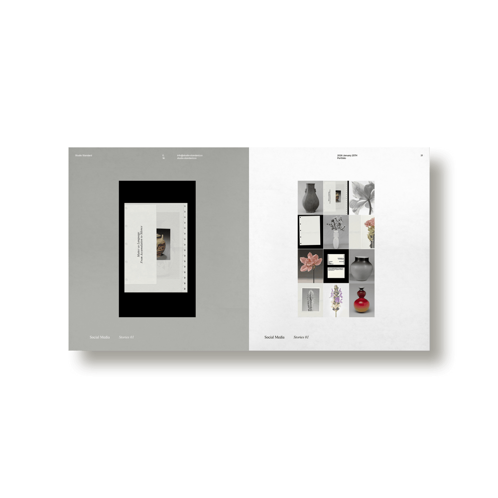 Maquette Portfolio - Studio Standard