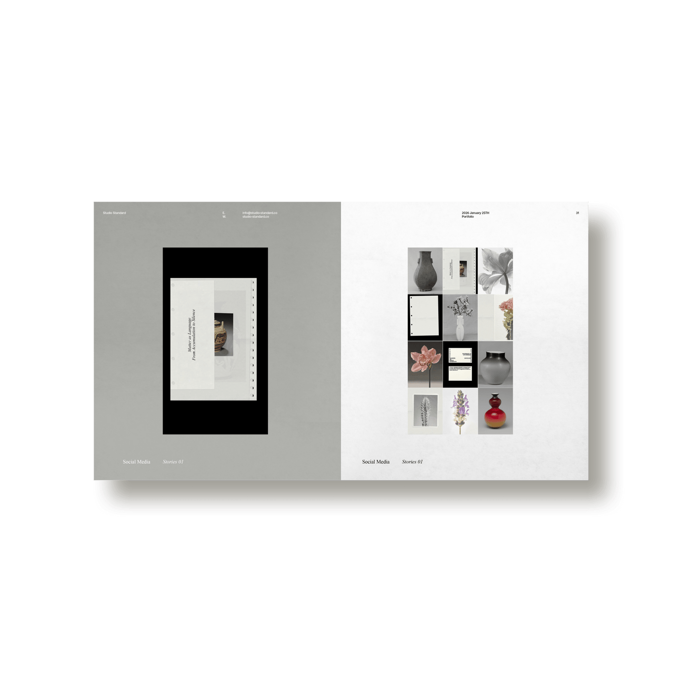 Maquette Portfolio - Studio Standard