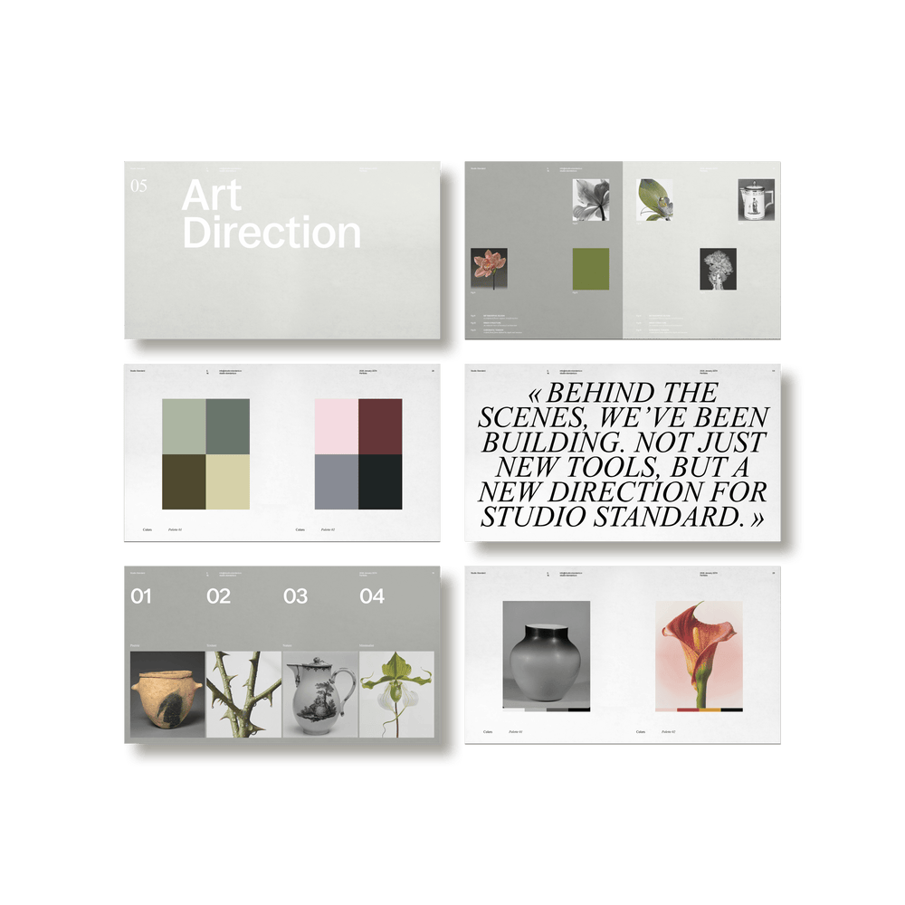 Maquette Portfolio - Studio Standard