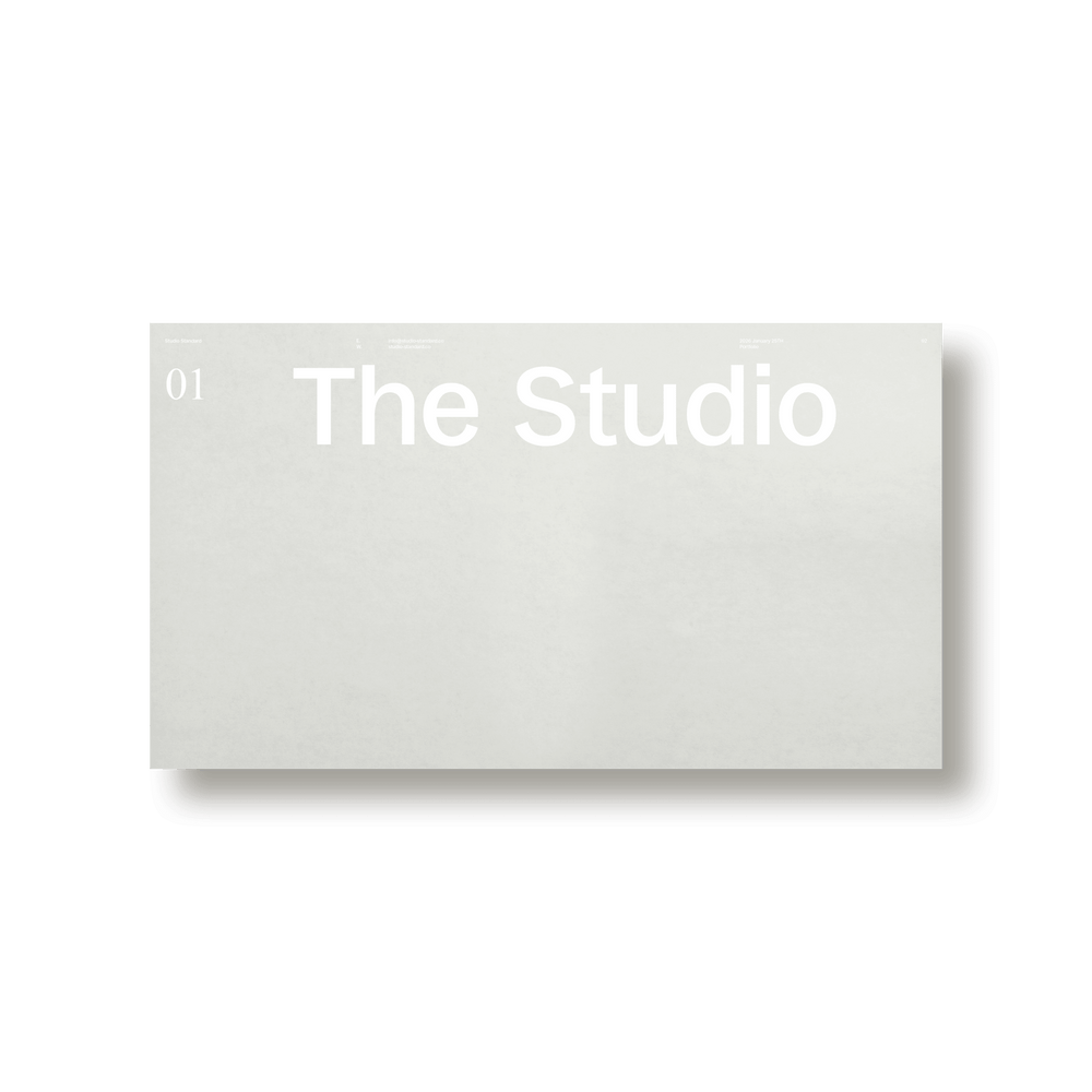 Maquette Portfolio - Studio Standard