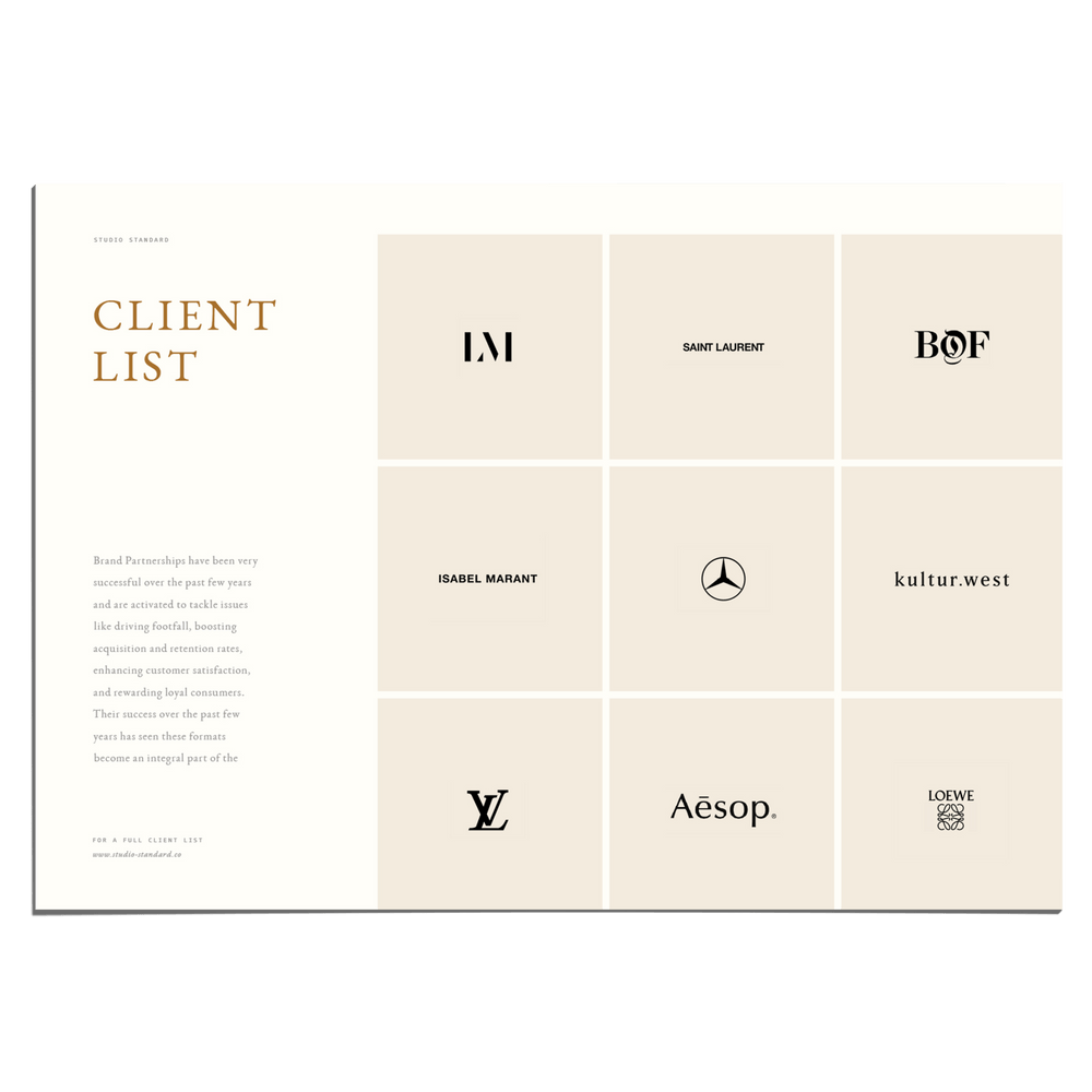 Melrose Creative Portfolio - Studio Standard