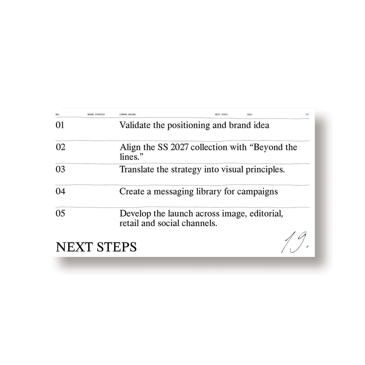 M&L Brand Strategy - Studio Standard