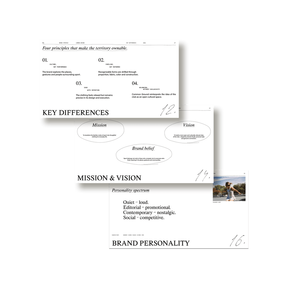 M&L Brand Strategy - Studio Standard