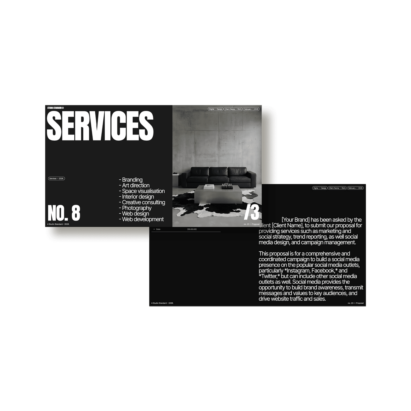Monolith — Proposal Deck - Studio Standard