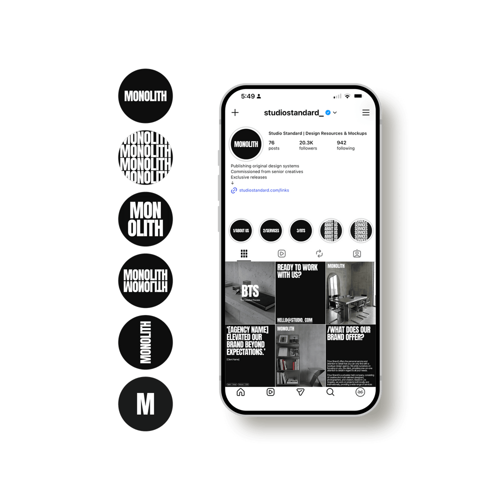 Monolith — Social Media Posts - Studio Standard
