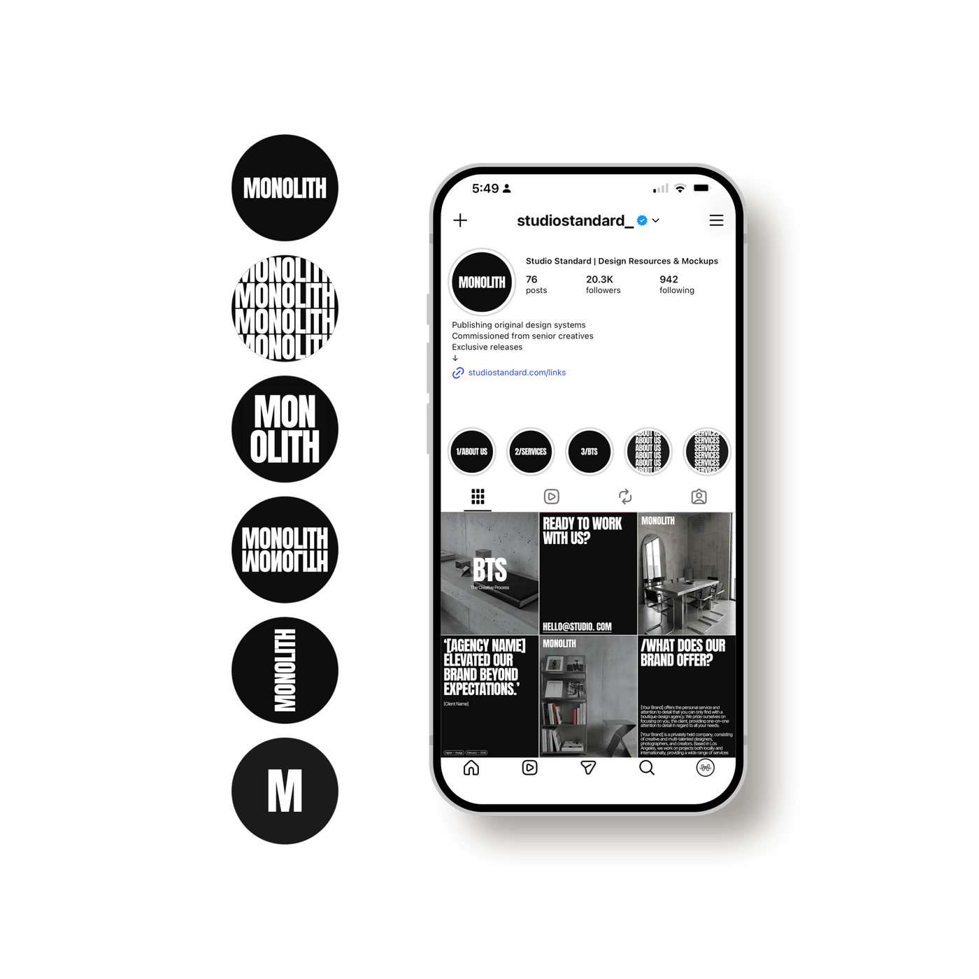 Monolith — Social Media Posts - Studio Standard