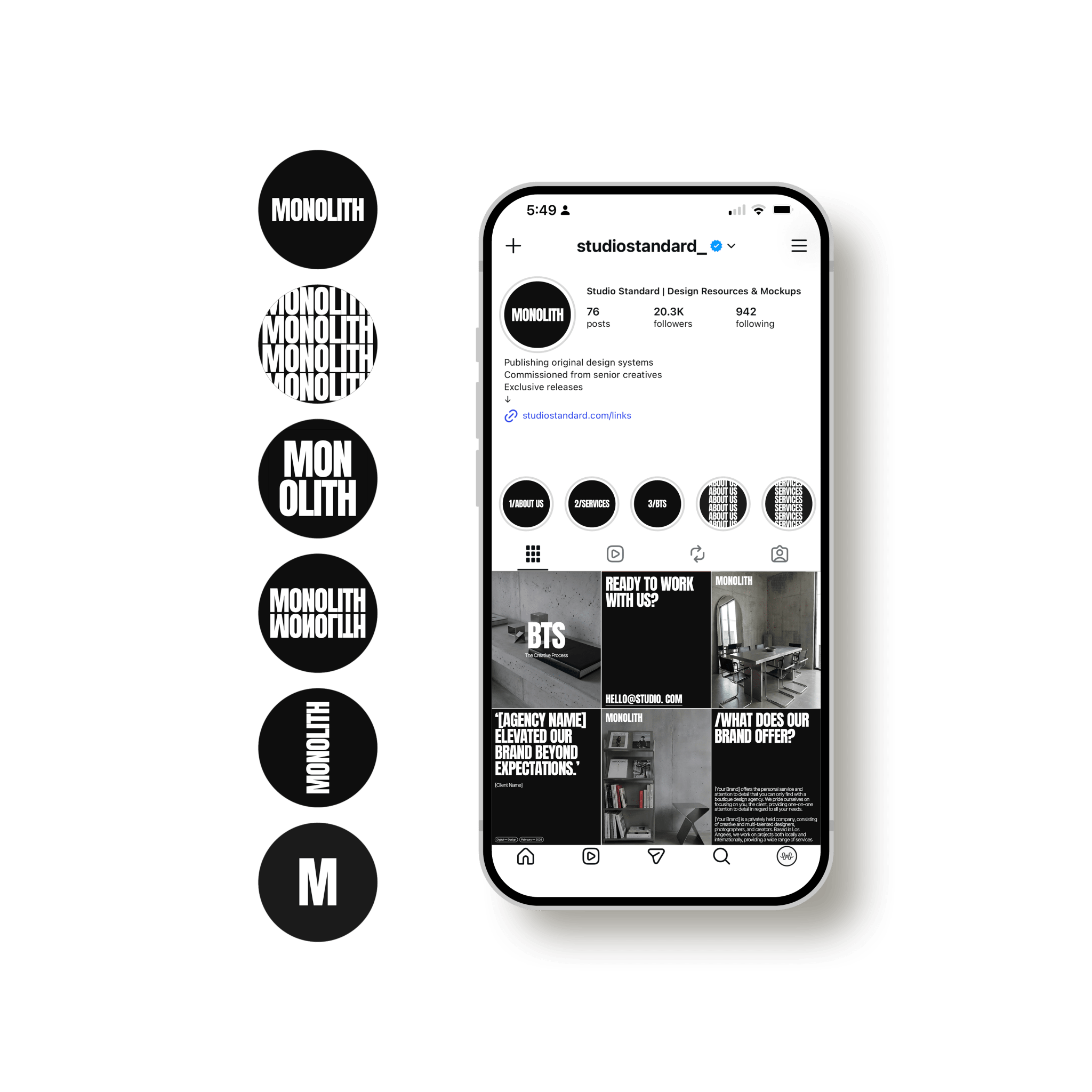 Monolith — Social Media Posts - Studio Standard