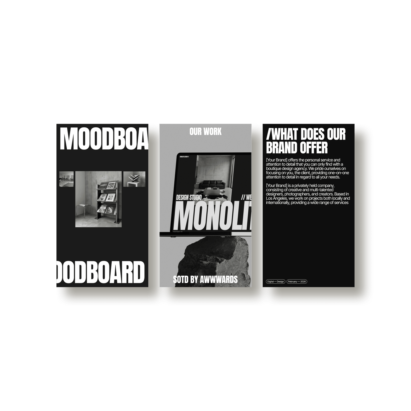 Monolith — Social Media Stories - Studio Standard