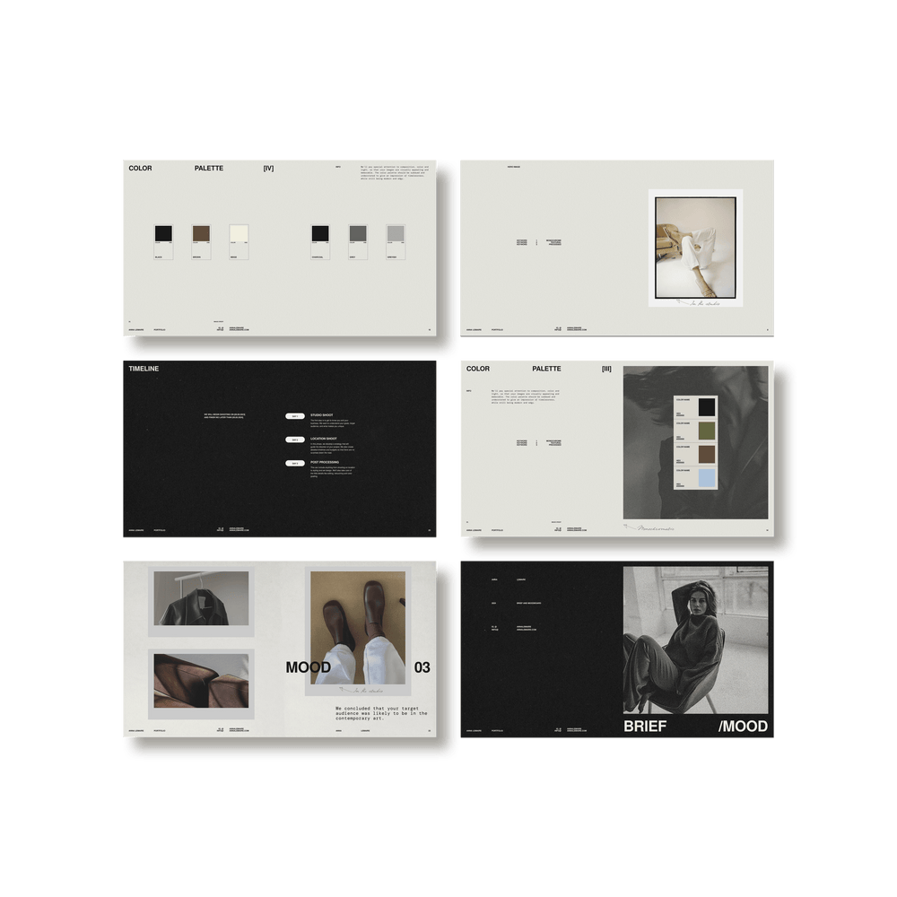 Photographer's Starter Kit | Brief and Mood - Studio Standard