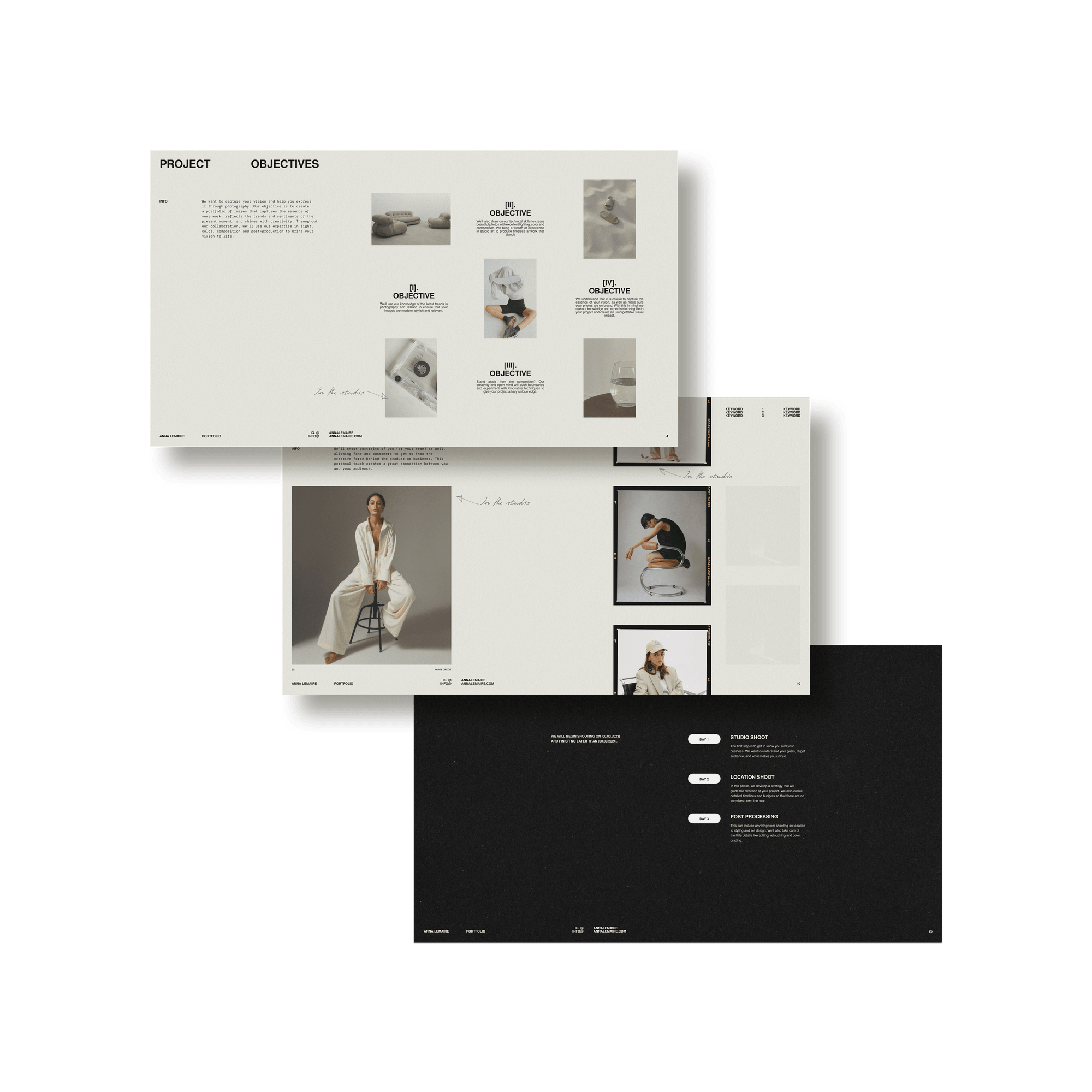 Photographer's Starter Kit | Brief and Mood - Studio Standard
