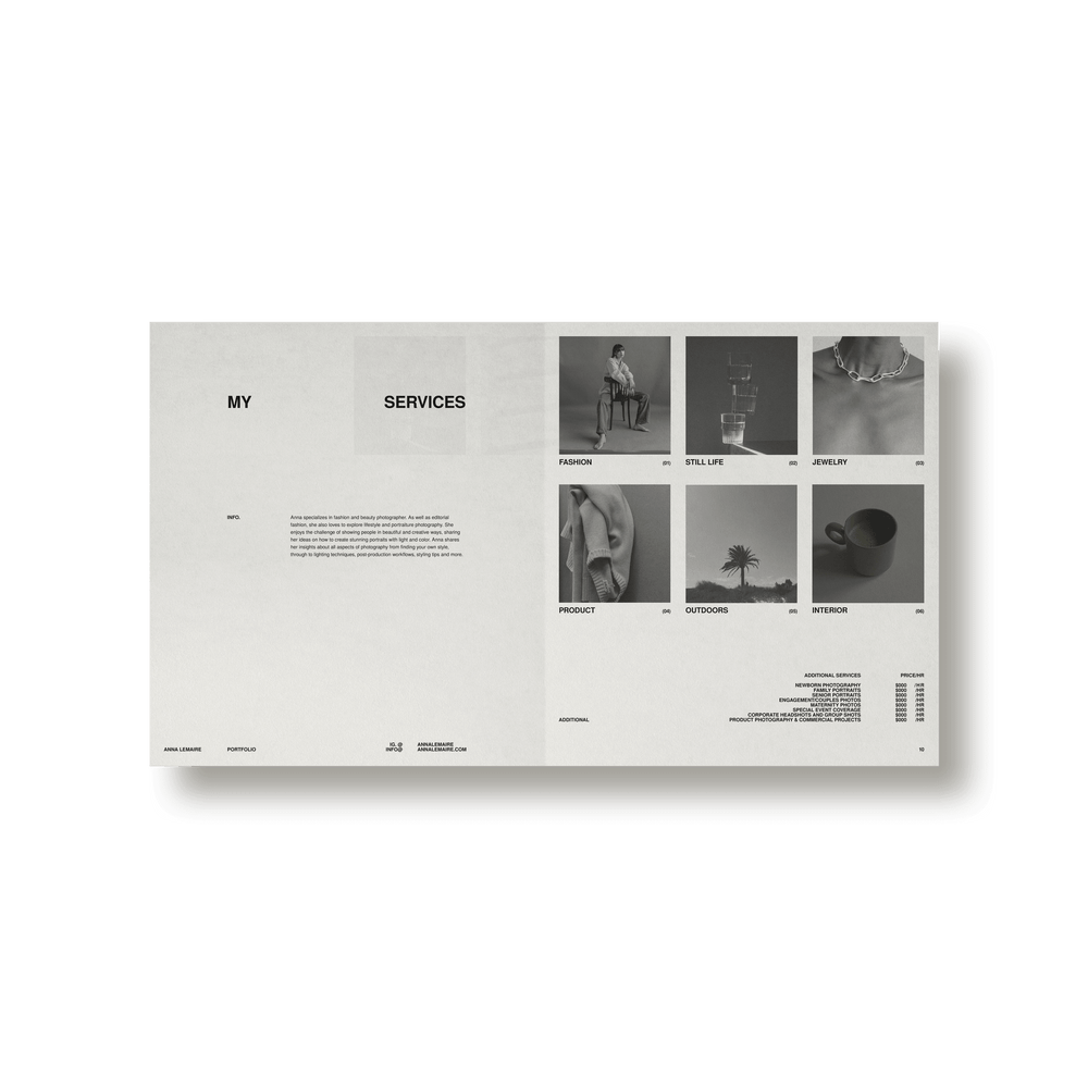 Photographer's Starter Kit | Portfolio - Studio Standard