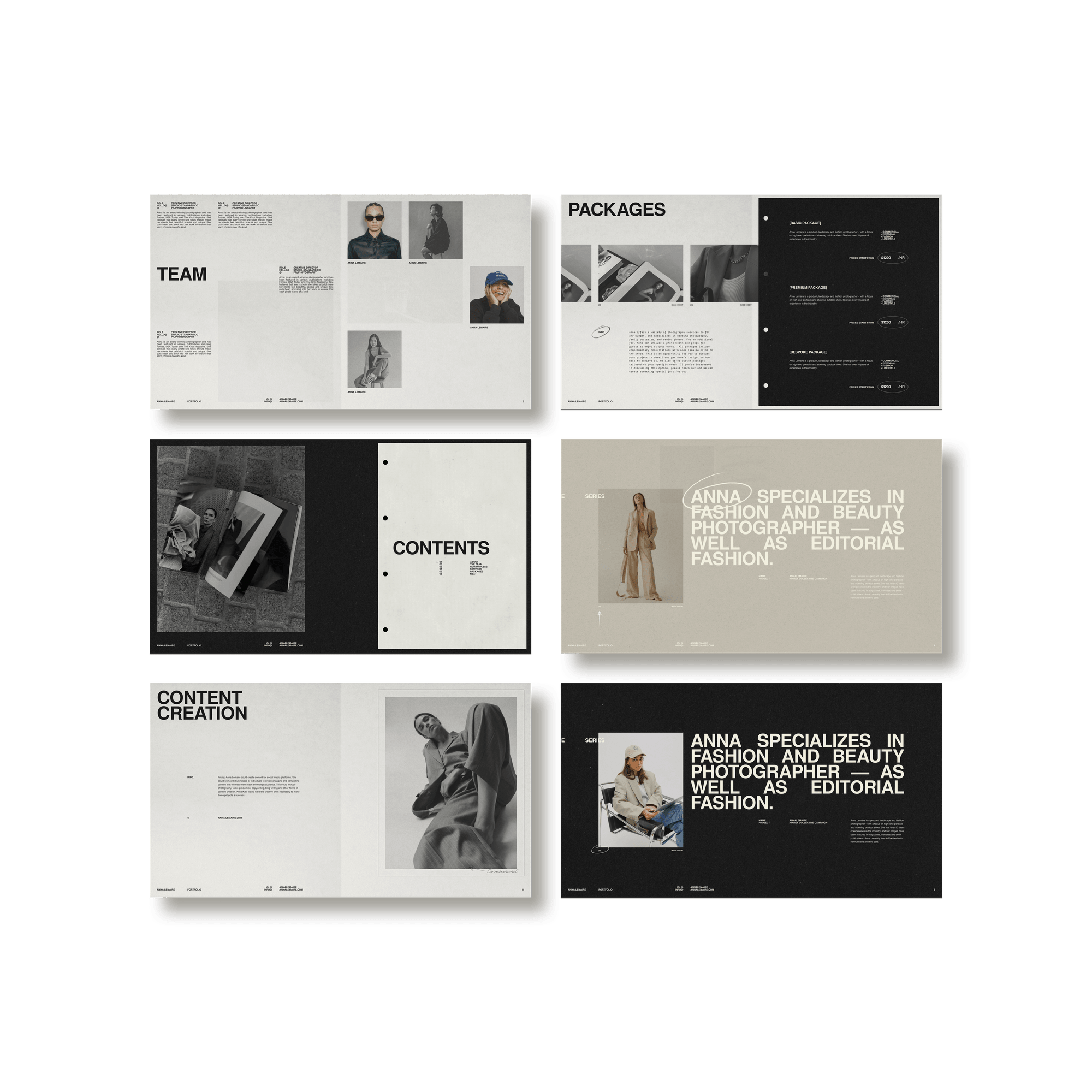 Photographer's Starter Kit | Services and Pricing Guide - Studio Standard