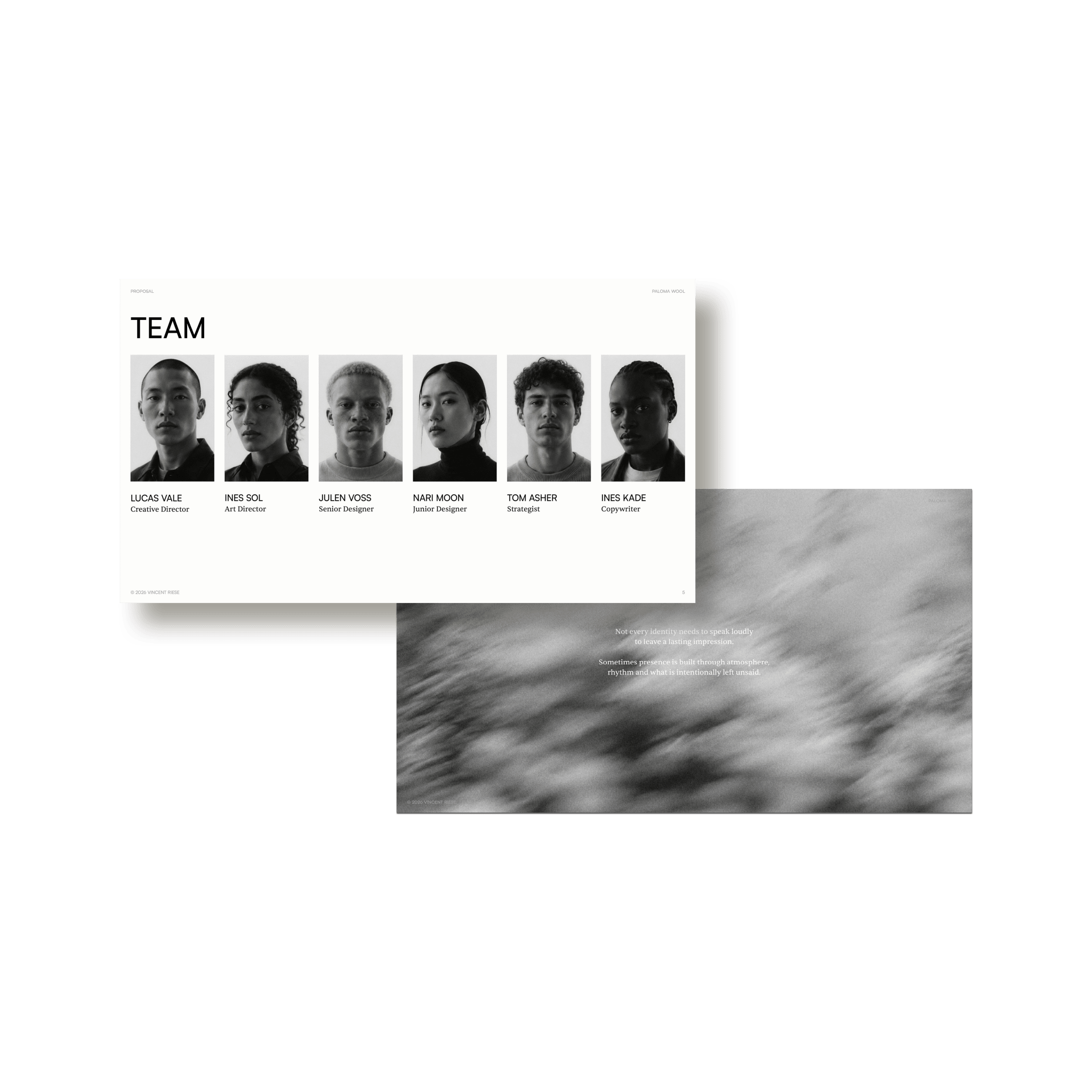 Project Proposal by Vincent Riese - Studio Standard