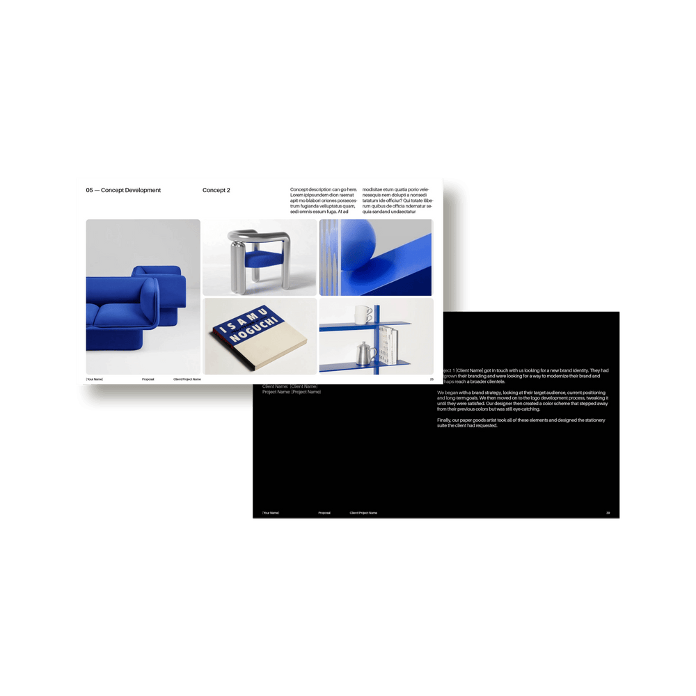 Proposal Template - Studio Standard