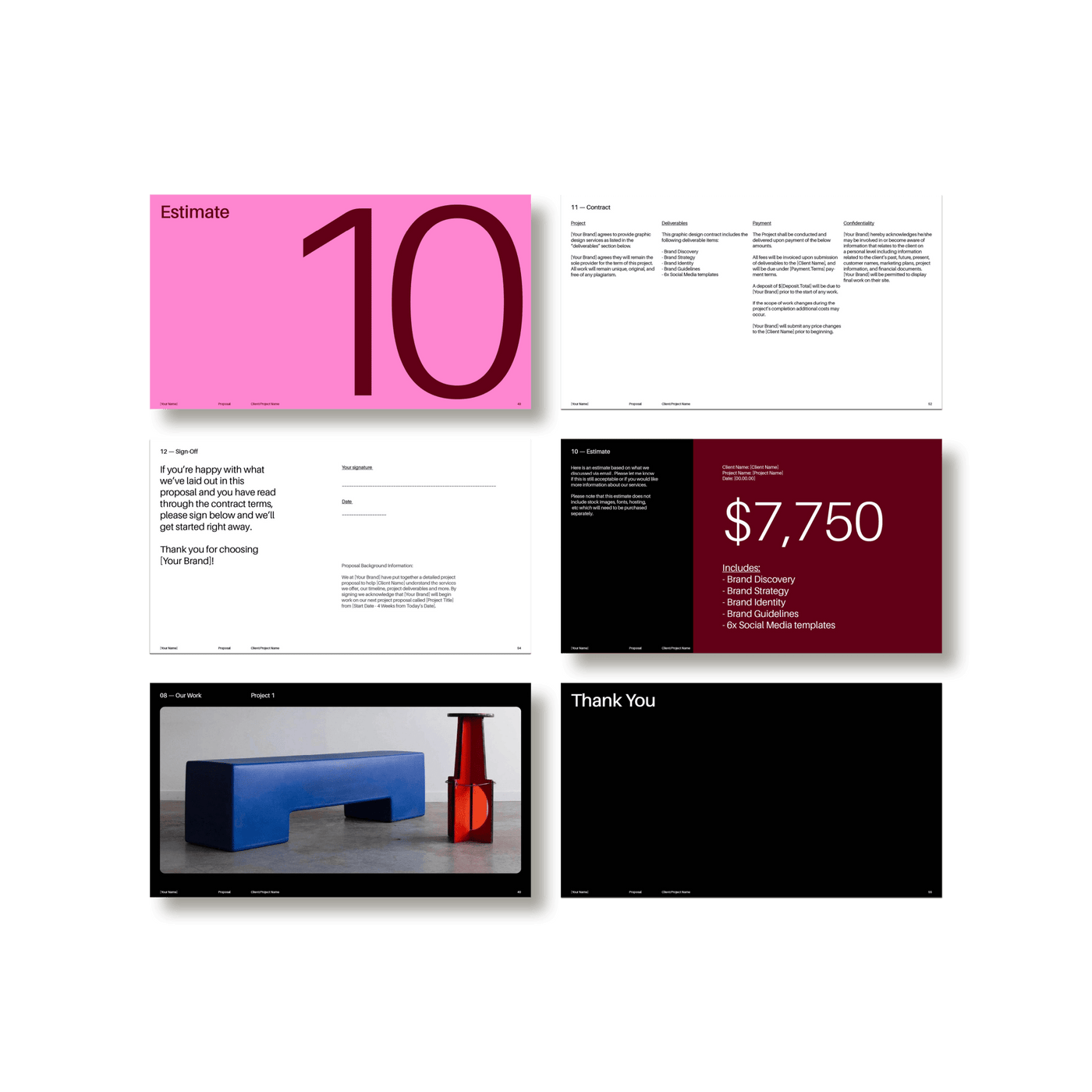 Proposal Template - Studio Standard