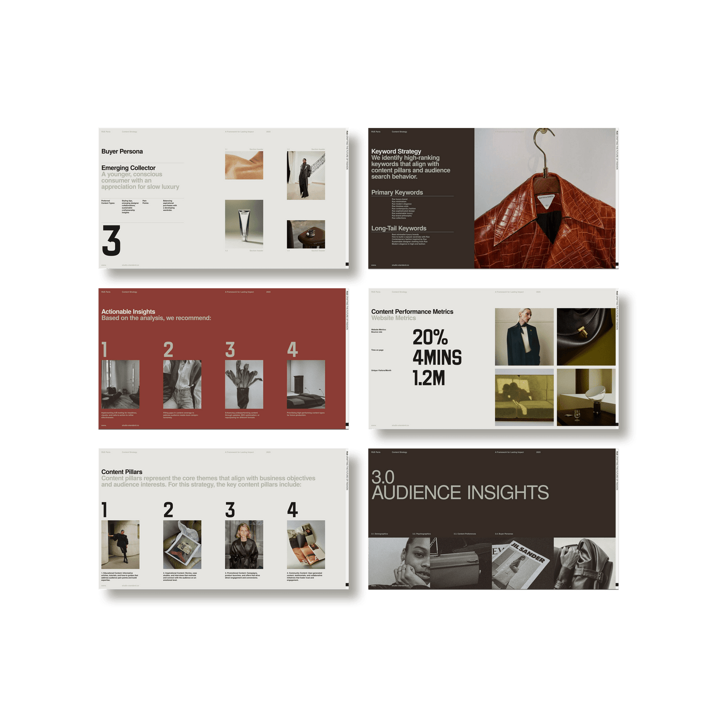 RUE Content Strategy - Studio Standard